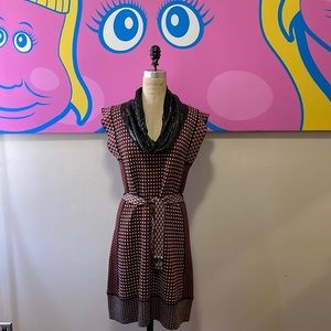 Jean Paul Gaultier Wool Knit Mod Chain Mail Mestal Mesh Dress NWT